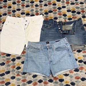 Stylish Women's Denim and White Shorts Collection. Denim bundle (Express/Edwin)